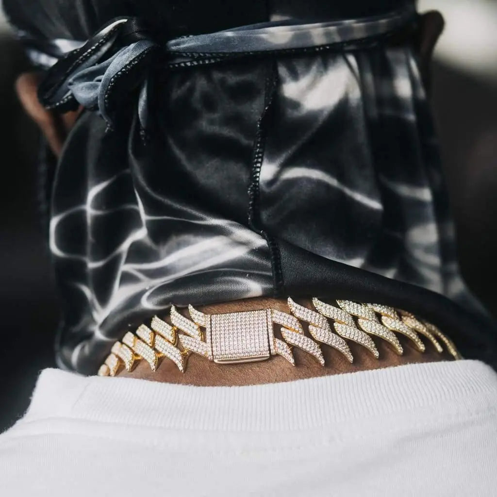 30mm Spiked Cuban Chain