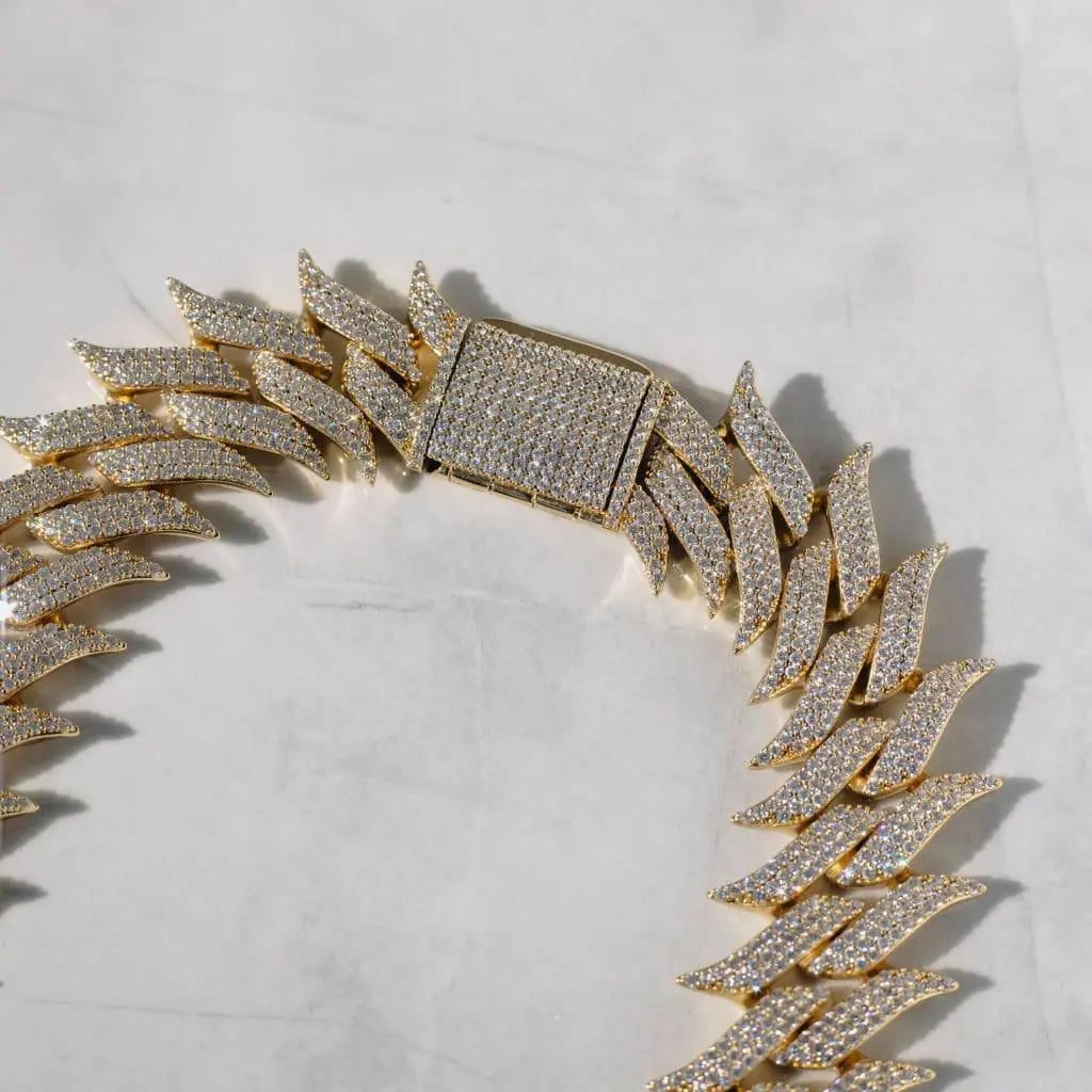 30mm Spiked Cuban Chain