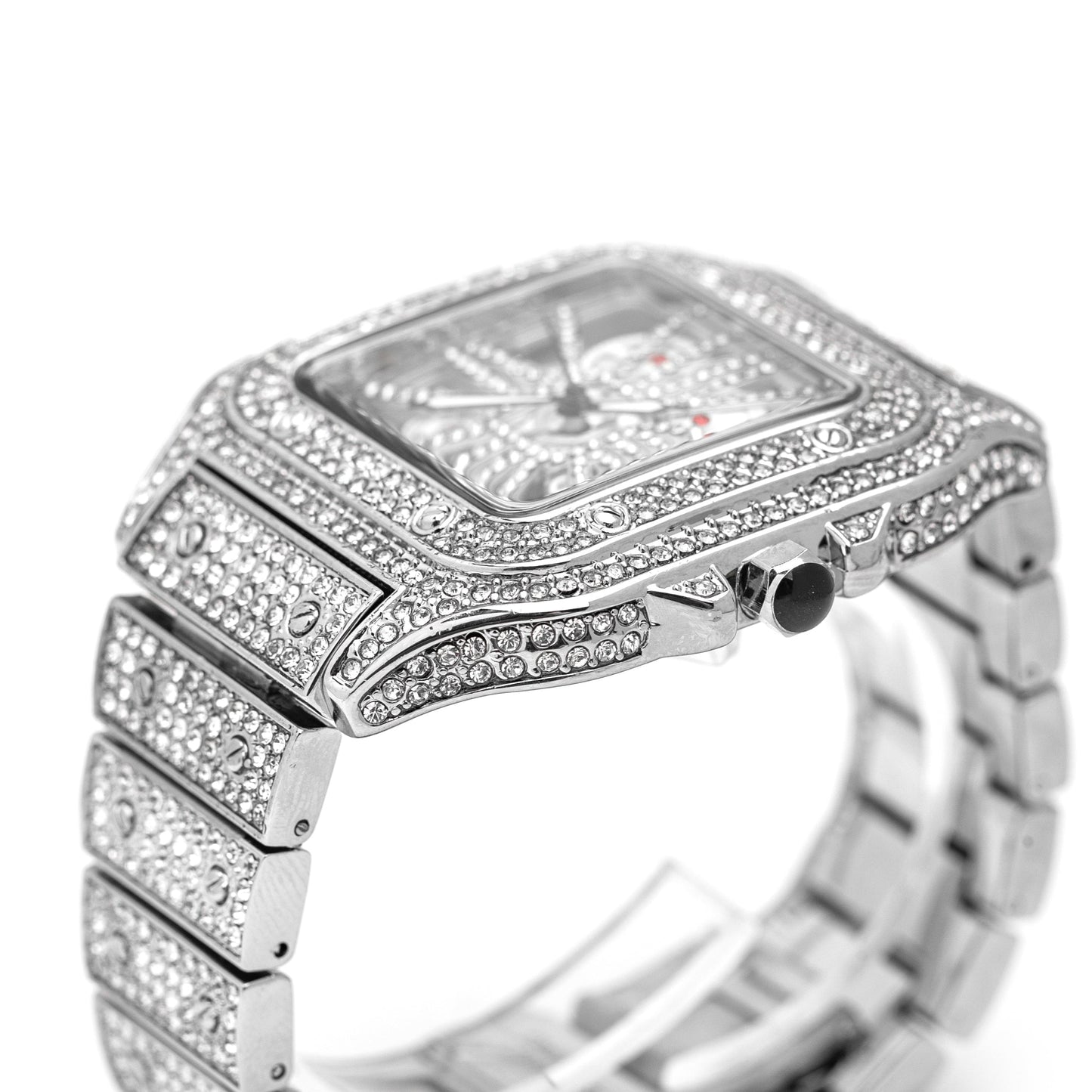 Skeleton Iced Out Watch