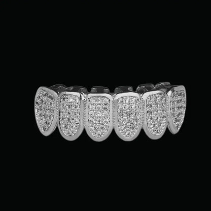 Micro Pave Fuchsia Iced Out Grillz