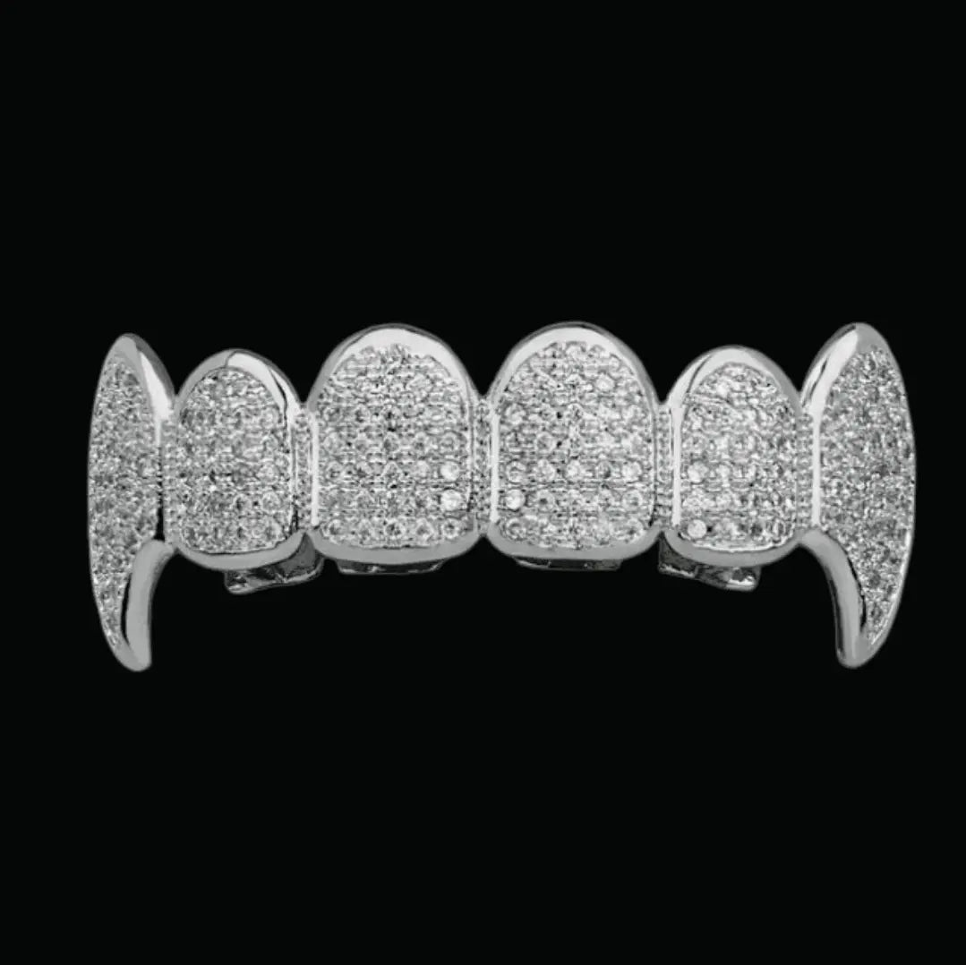 Micro Pave Fuchsia Iced Out Grillz