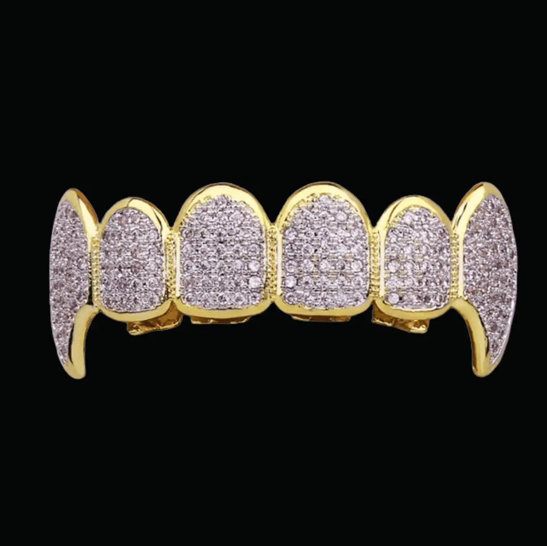 Micro Pave Fuchsia Iced Out Grillz