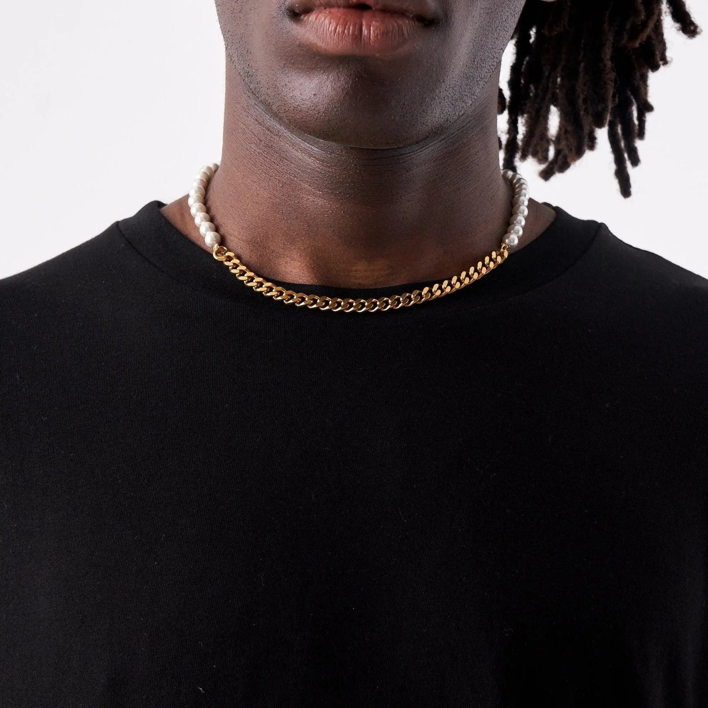 Pearl Cuban Necklace